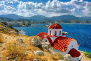 Igreja Ortodoxa Grega em Karpathos, Grécia