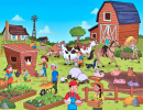 Animais de Fazenda em Desenhos Animados