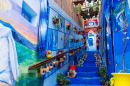 A Cidade Azul de Chefchaouen, Marrocos