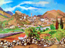 Vista da Corte por Suzanne Valadon (1913)