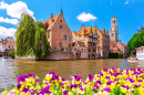 Cais do Rosário em Bruges, Bélgica