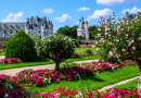 Vista do deslumbrante Castelo de Chenonceau, França