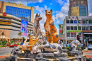 Monumento ao Gato em Kuching, Sarawak, Malásia