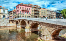 Ponte Latina em Sarajevo, Bósnia e Herzegovina