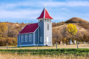 Pequena Igreja no Vale, perto de Craven, Canadá