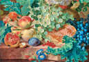Frutas e Flores de Jan Van Huysum (1720)