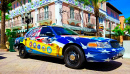 Carro de Polícia em Miami Beach, Flórida, EUA