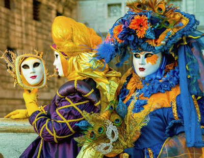Máscaras no Carnaval de Veneza, Itália
