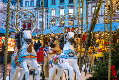 Carrossel na Praça Mainz, Alemanha