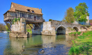 Velho Moinho na Ponte, Vernon, Normandia, França