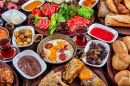 Café da manhã tradicional turco