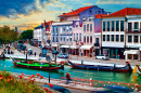 Canal em Aveiro, Portugal