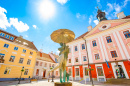 Vista Pitoresca da Cidade Velha de Tartu, Estônia