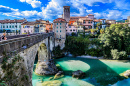 Ponte del Diavolo em Cividale del Friuli, Itália