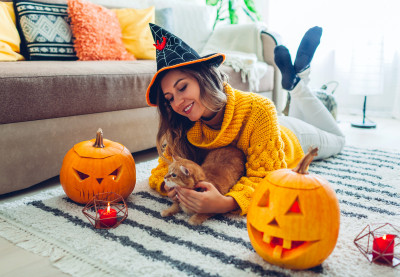 Momentos Aconchegantes de Halloween