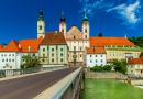 Ponte Zwischenbrücken em Steyr, Alta Áustria