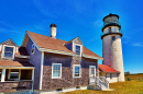 Farol histórico de Cape Cod em North Truro, MA, EUA
