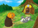 Comemorando o Halloween na Floresta