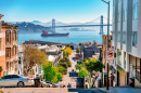 Vista da Ponte da Baía de Oakland em São Francisco