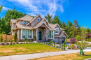 Casa de luxo nos subúrbios de Vancouver, Canadá